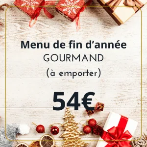 Repas de fêtes à emporter par le traiteur restaurant Horace à Caen – Menu gastronomique pour Noël et Jour de l'An
