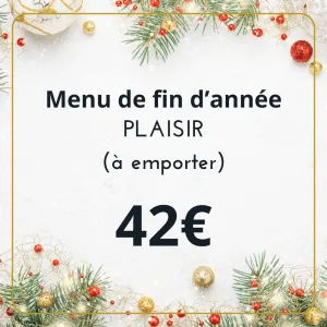 Repas de fêtes à emporter par le traiteur restaurant Horace à Caen – Menu gastronomique pour Noël et Jour de l'An