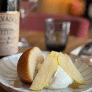 Baba au Calvados, crème d’Isigny (Dessert à l'unité)