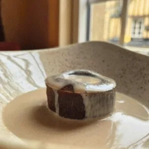 Moelleux au chocolat, crème anglaise tonka (Dessert à l'unité)