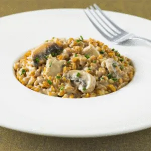 Risotto d’épeautre aux légumes et à la truffe (Plat à l'unité)